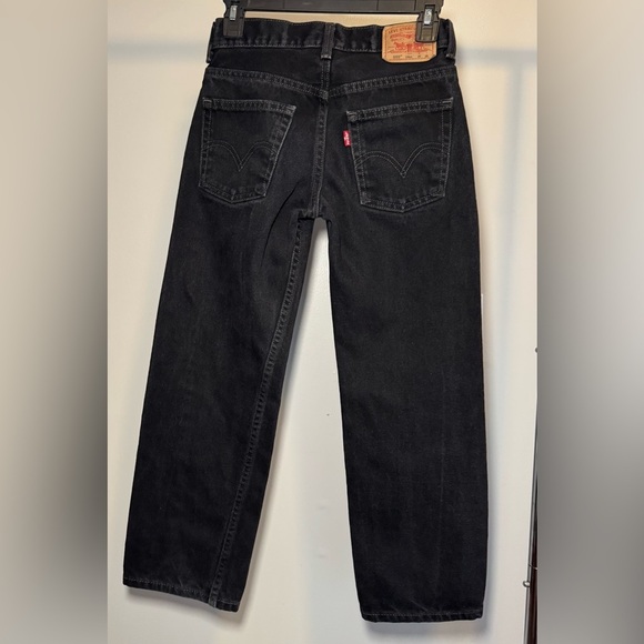Levi's 550 Black Straight Jeans - Picture 2 of 2